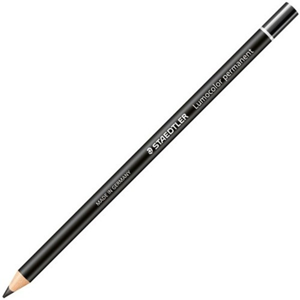 STAEDTLER LUMOCOLOR GLASOCHROM 108 MARKER BLACK