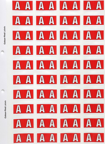 FILECORP COLOURFIND LABELS (A)