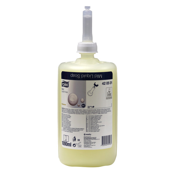 TORK PREMIUM MILD LIQUID HAND SOAP 420501 1L, CTN 6