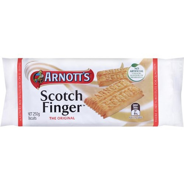 ARNOTTS SCOTCH FINGER SHORTBREAD BISCUITS 250GM
