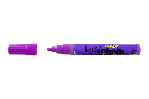 TEXTA LIQUID CHALK DRY WIPE MARKER (PURPLE)