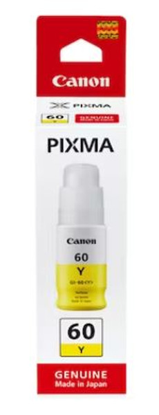 CANON GI60Y PIXMA ENDURANCE INK REFILL BOTTLE YELLOW