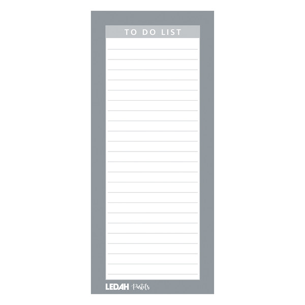 LEDAH PASTELS WEEKLY MAGNETIC TO DO LIST, 60 SHEETS