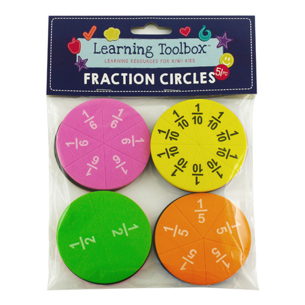 MAGNETIC EVA FRACTION CIRCLES, 51 PIECE