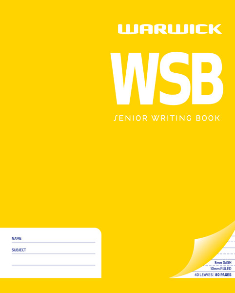 WARWICK SENIOR WRITING BOOK (WSB) WARWICK SENIOR WRITING BOOK (WSB)