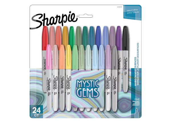 SHARPIE MARKERS MYSTIC GEMS PACK, SET 24