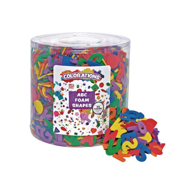 ABC FOAM SHAPES IN A BUCKET - 255GM