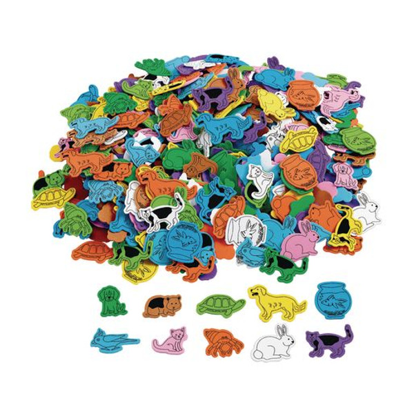FAVOURITE PETS FOAM SHAPES, PKT 500 FAVOURITE PETS FOAM SHAPES, PKT 500