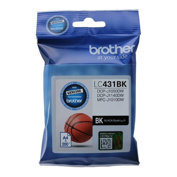BROTHER LC431 BLACK INK CARTRIDGE