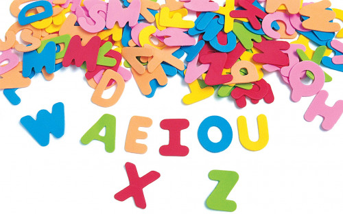 ALPHABET FOAM SHAPES, PKT 150