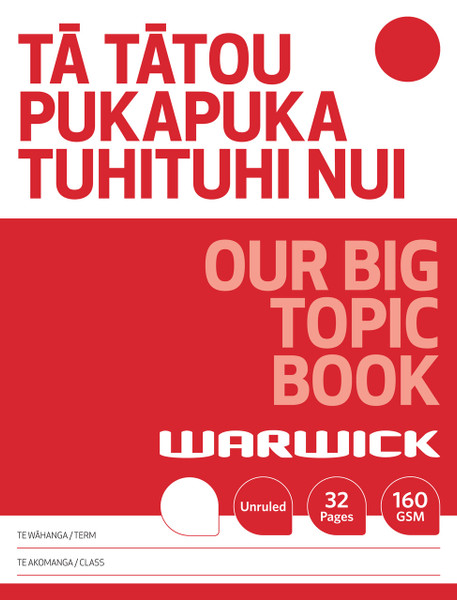 WARWICK OUR BIG TOPIC MODELLING BOOK