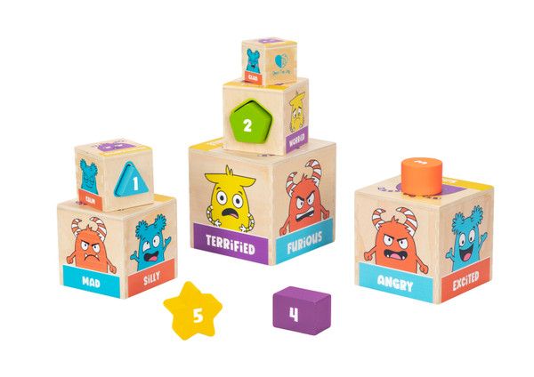 WOODEN TOWER OF EMOTIONS