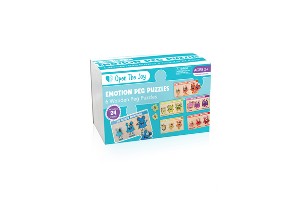 MY EMOTIONS LEVELS PEG PUZZLES, SET 6