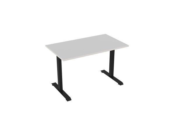 HAVEN DESK WHITE TOP FIXED HEIGHT 1200 X 700