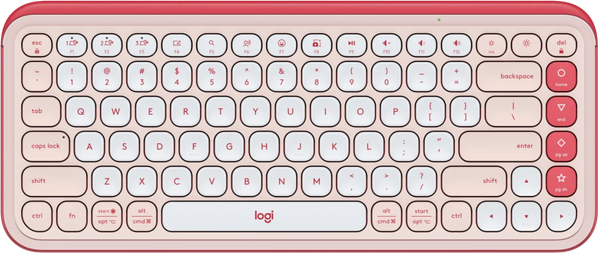 LOGITECH POP ICON KEYS WIRELESS KEYBOARD - ROSE LOGITECH POP ICON KEYS WIRELESS KEYBOARD - ROSE
