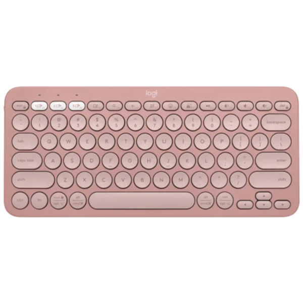 LOGITECH PEBBLE KEYS KEYBOARD K380S - ROSE LOGITECH PEBBLE KEYS KEYBOARD K380S - ROSE