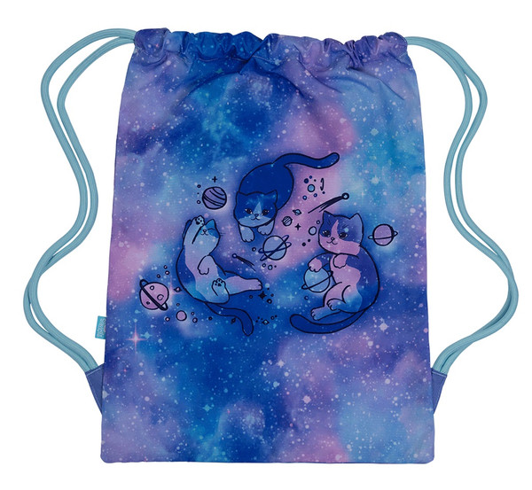 SPENCIL BIG DRAWSTRING BAG - CAT-A-COSMIC
