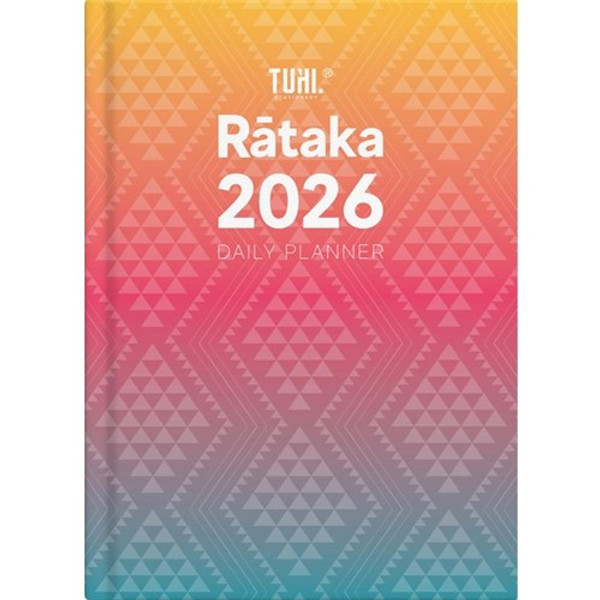 TUHI DIARY A41 DAY PER PAGE RATAKA RANGI 2026