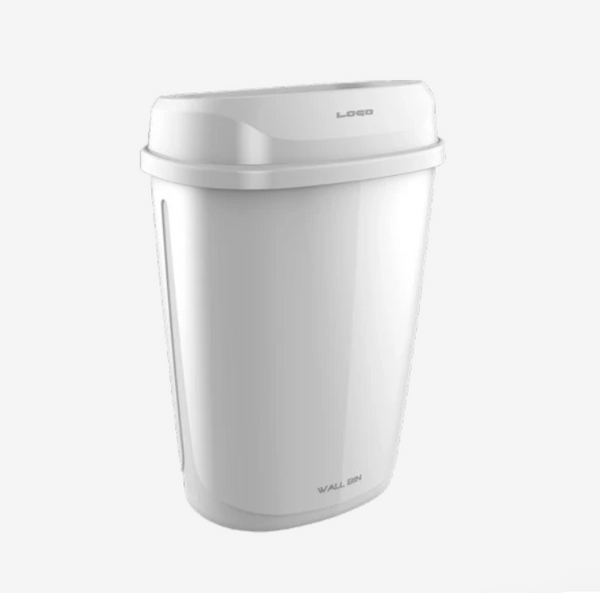 WASTE PAPER BIN AND LID 32L (FLOOR OR WALL MOUNTED)
