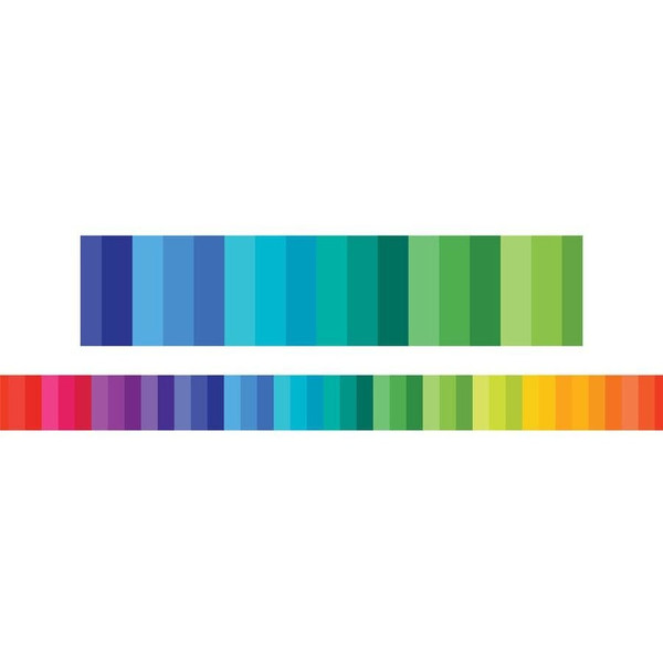 RAINBOW STRIPES BORDER PKT 12