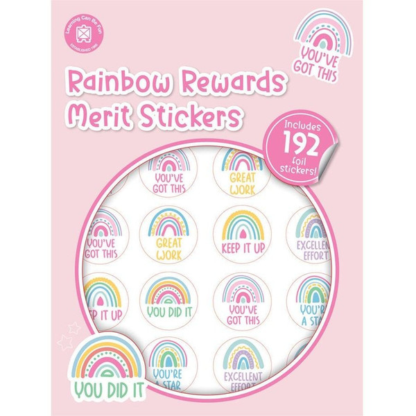 RAINBOW REWARDS MERIT STICKERS PKT 192