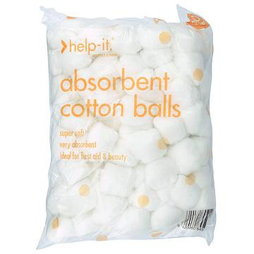 HELP-IT COTTON WOOL BALLS BAG (100)
