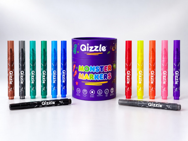 QIZZLE MONSTER MARKERS, PKT 48