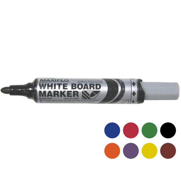 MAXIFLO WHITEBOARD MARKER BULLET *EACH*