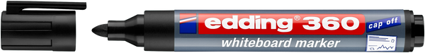 EDDING 360/4 WHITEBOARD MARKER BULLET TIP, SET 4