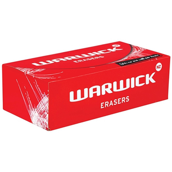 WARWICK SMALL ERASERS, BOX 60