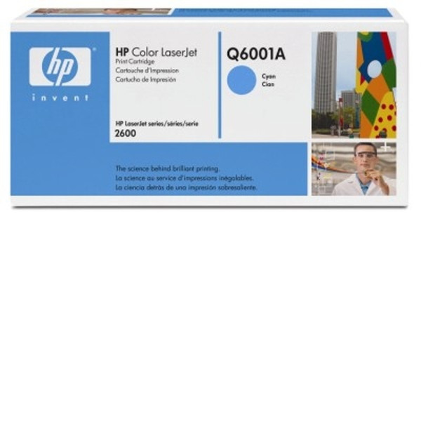 HP Q6001A ORIGINAL CYAN LASER TONER CARTRIDGE