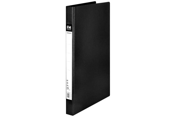 FM TRUNKBOARD RINGBINDER PORTRAIT A3 2/26 (BLACK)