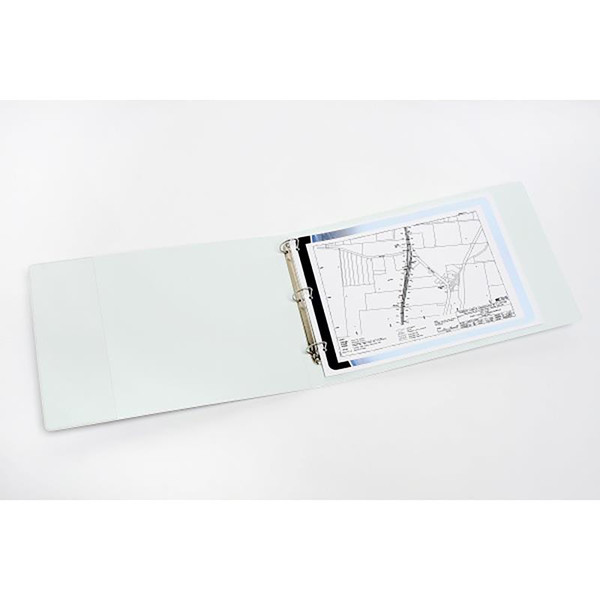 PVC RINGBINDER A3 3/38 LANDSCAPE (WHITE)