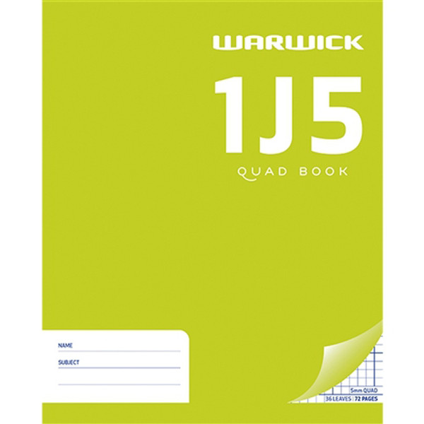 1J5 WARWICK EXERCISE BOOK