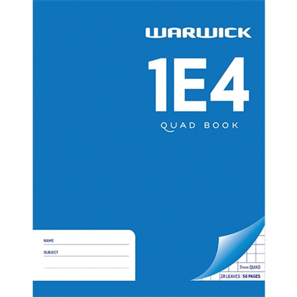 1E4 WARWICK EXERCISE BOOK