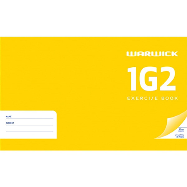 1G2 WARWICK EXERCISE BOOK