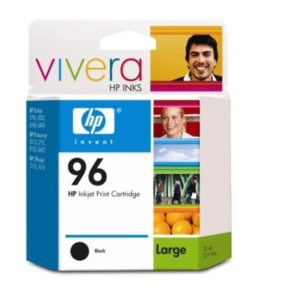 HP96 ORIGINAL BLACK INKJET CARTRIDGE C8767WA