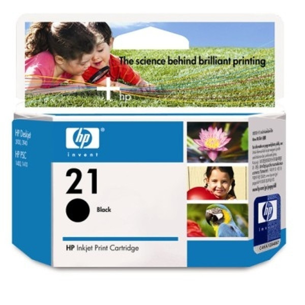 HP21 BLACK INKJET CARTRIDGE C9351AA