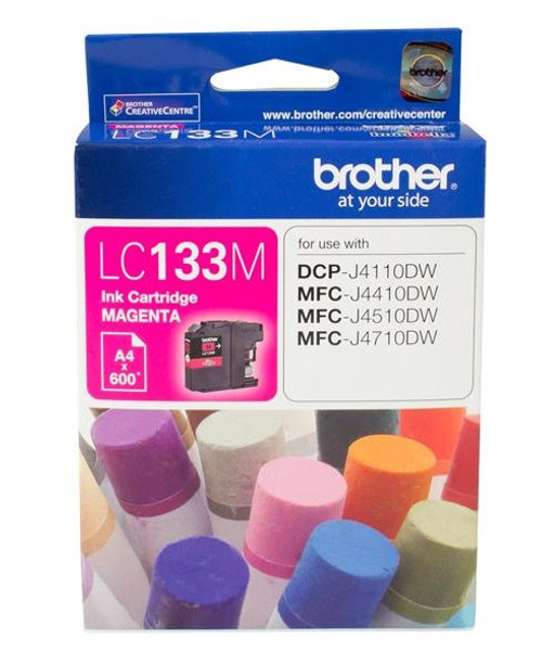 BROTHER LC133 MAGENTA INK CARTRIDGE