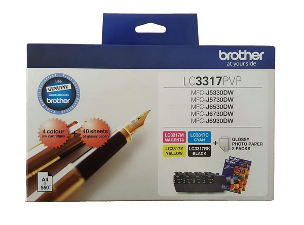 BROTHER LC3317 PHOTO VALUE PACK