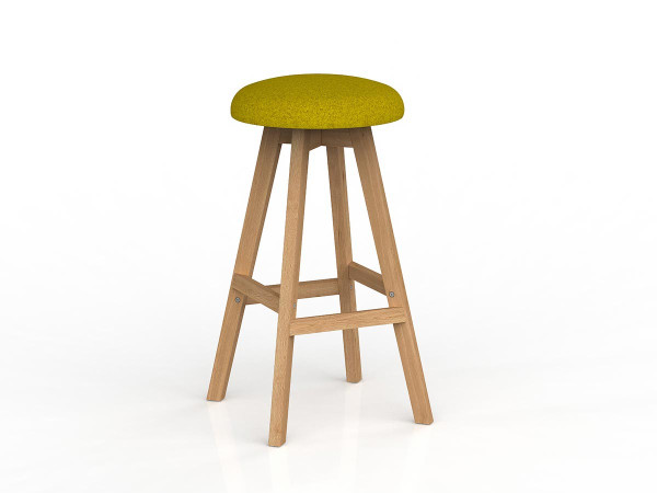 LUNA BUTTON BARSTOOL (BUTTERCUP YELLOW)