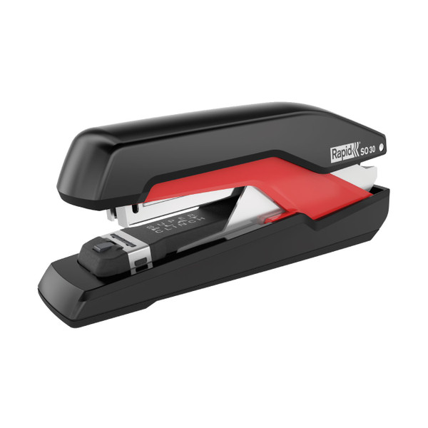 RAPID SUPREME OMNIPRESS STAPLER, BLACK-RED