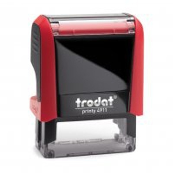 TRODAT 4911 SELF-INKING STAMP (RED INK)