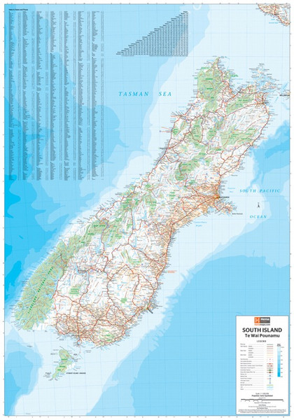 SOUTH ISLAND MAP