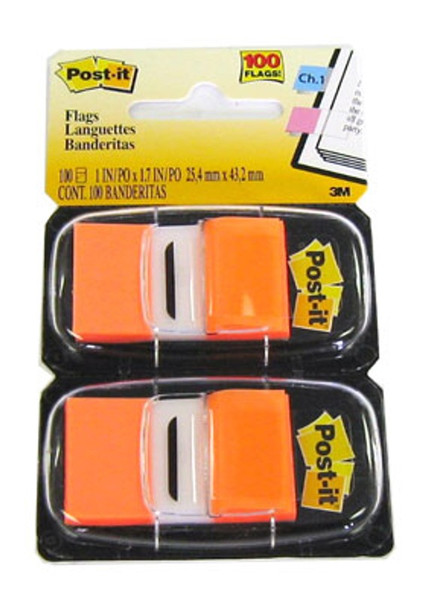 POST-IT FLAGS TWINPACK (ORANGE)