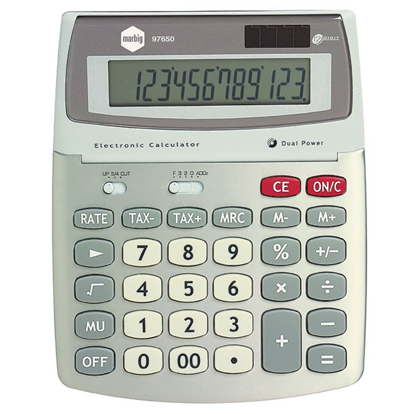 MARBIG DESKTOP CALCULATOR - 12 DIGIT