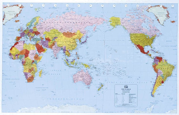 WORLD & FLAGS MAP