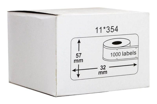 COMPATIBLE DYMO LW LABELS 57 X 32MM, 11354