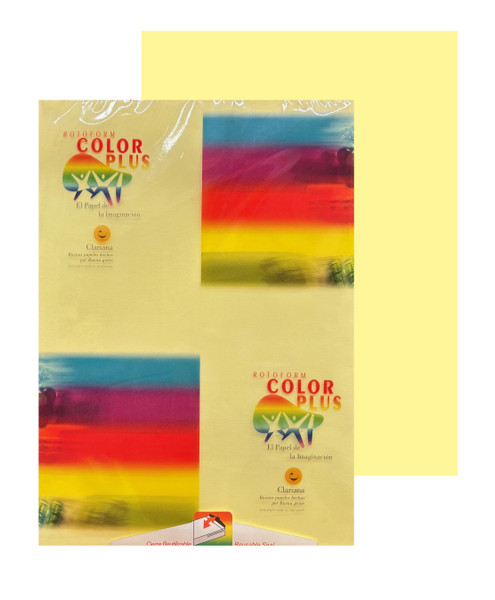 COLOUR PLUS A4 CARD 160GSM (CANARY)