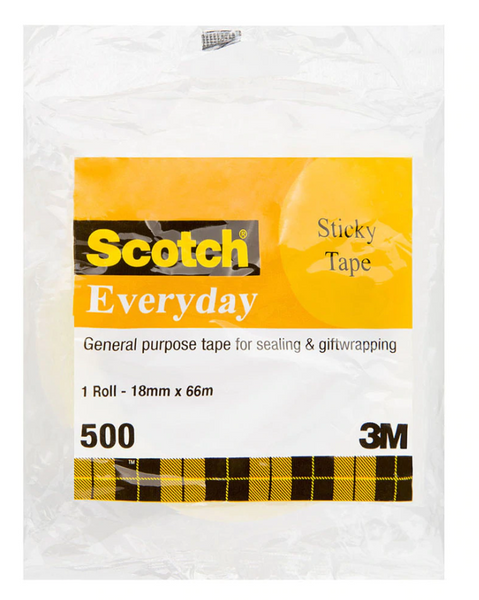 SCOTCH EVERYDAY TAPE 18MM X 66M